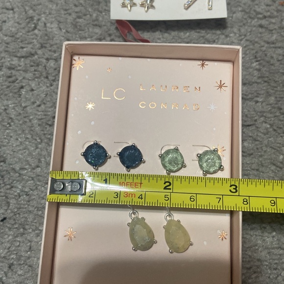 2 Card Sets of Lauren Conrad Earrings Pierced Great Assortment - Picture 6 of 10